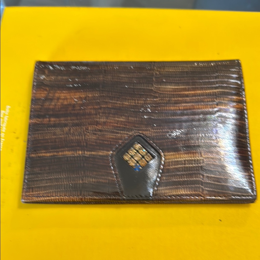 Brown Elisir Textured Wallet
